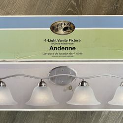 NIB Hampton Bay 4 Light Vanity Fixture