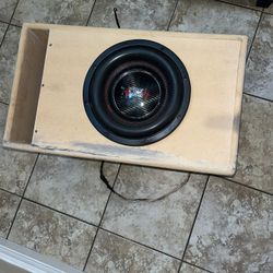 Fdz Audio 10" inch subwoofer With Box