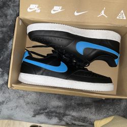 Blue/Black/White Nike Air Court Vision Size 10.5