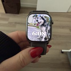 Apple Watch titanium serie 10 silver