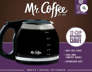 12 Cups Glass Carafe