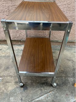 Vintage TV rolling table