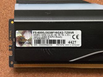GSKILL DDR5 32 GB 6000 mhz 2x16gb