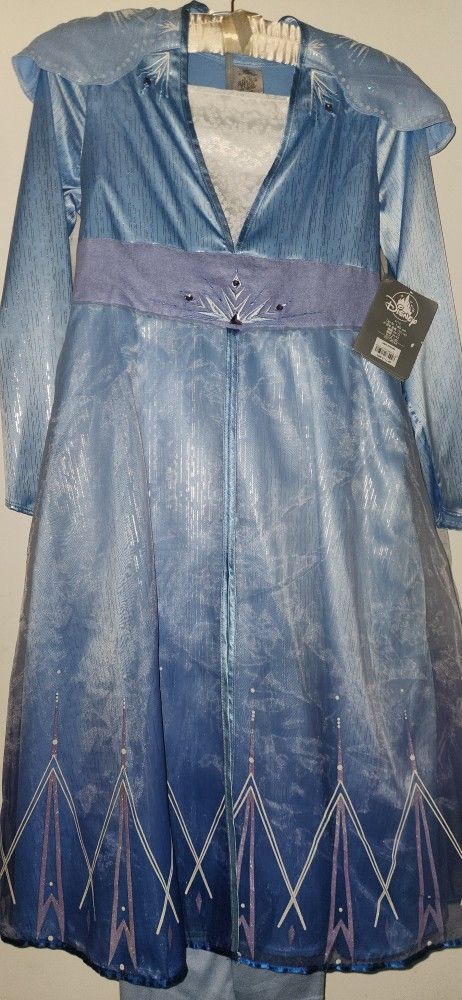 Elsa Frozen Disney Dress New 9/10