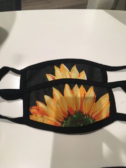 Kids sunflower masks $2 each