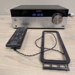 Sony CMT-SBT100 CD Receiver/Home Audio System + Remote & Antenna
