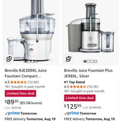 Breville BjE200XL Juicer Fountain Compact 