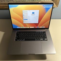 MacBook Pro 16” 2019 I5 16GB RAM 512 SSD w/ New Charger