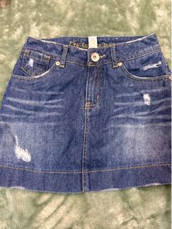 Justice girls Jean skirt
