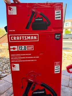 Craftsman 12.0 amp blower vacuum mulcher