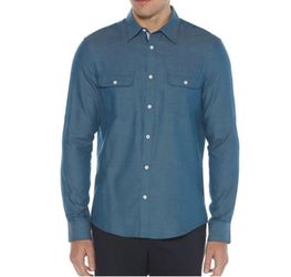 Perry Ellis Principles Untucked Slim Shirt