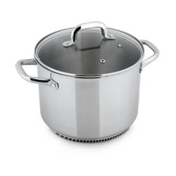 FreshAir™ Rapid Boil Stainless Steel 8 qt. Stock Pot, time-and-energy saving 