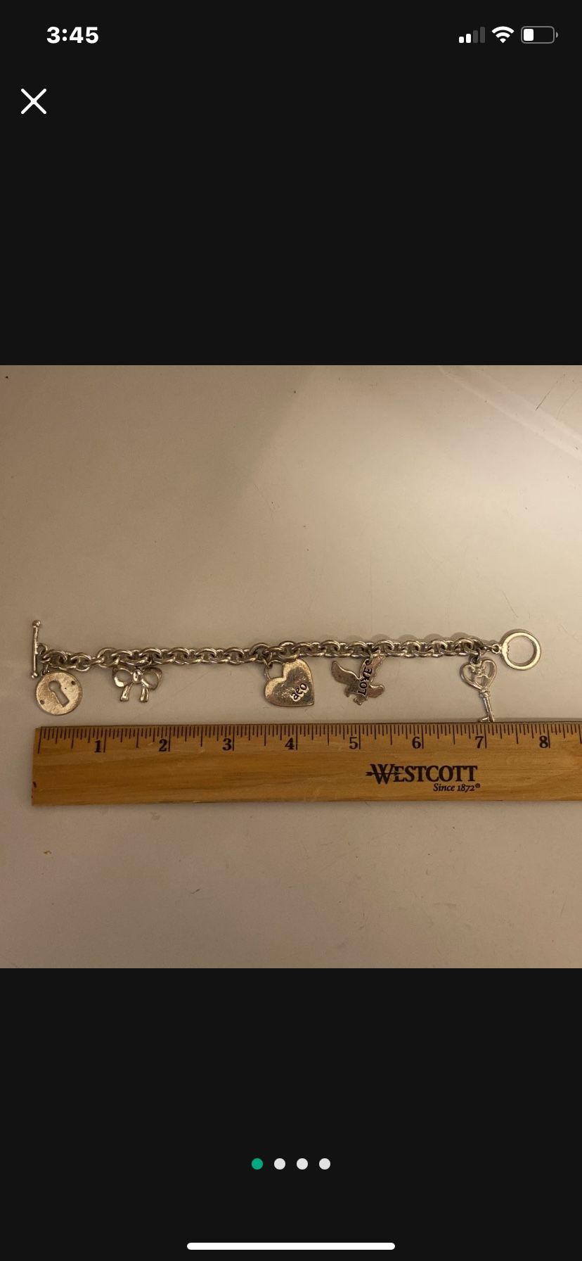7" American Eagle Outfitters Silver Colored Bracelet