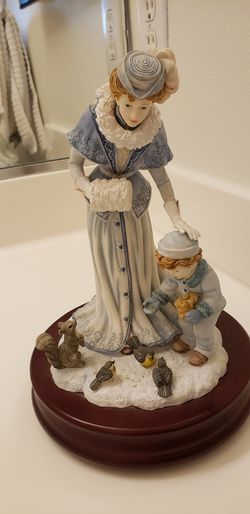 Mother & young son music box