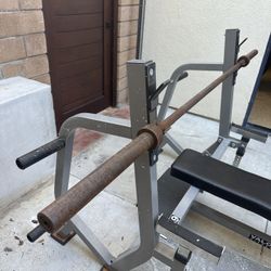 Bench Press W Weights and Bar 