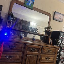 Selling This Dresser With Mirror Very Sturdy