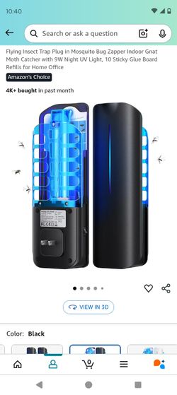 Flying Insect Trap Plug In