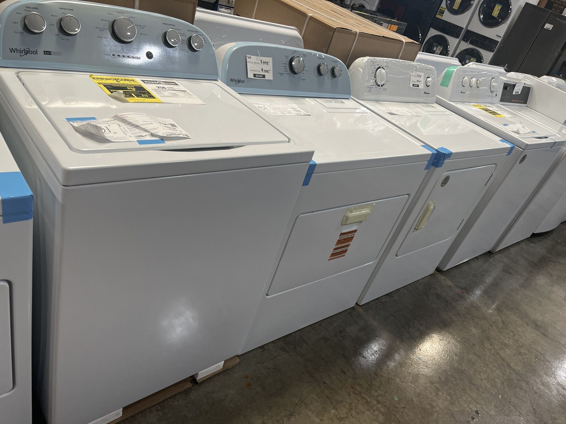 Whirlpool Top Load Set