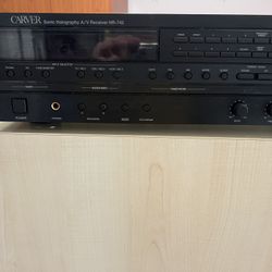 Carver HR-742 Stereo Receiver - 80 x 2 RMS Power Per Channel