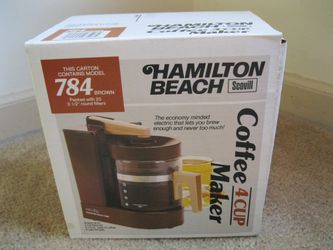 New Made in USA Hamilton Beach Coffee Maker 4 cup