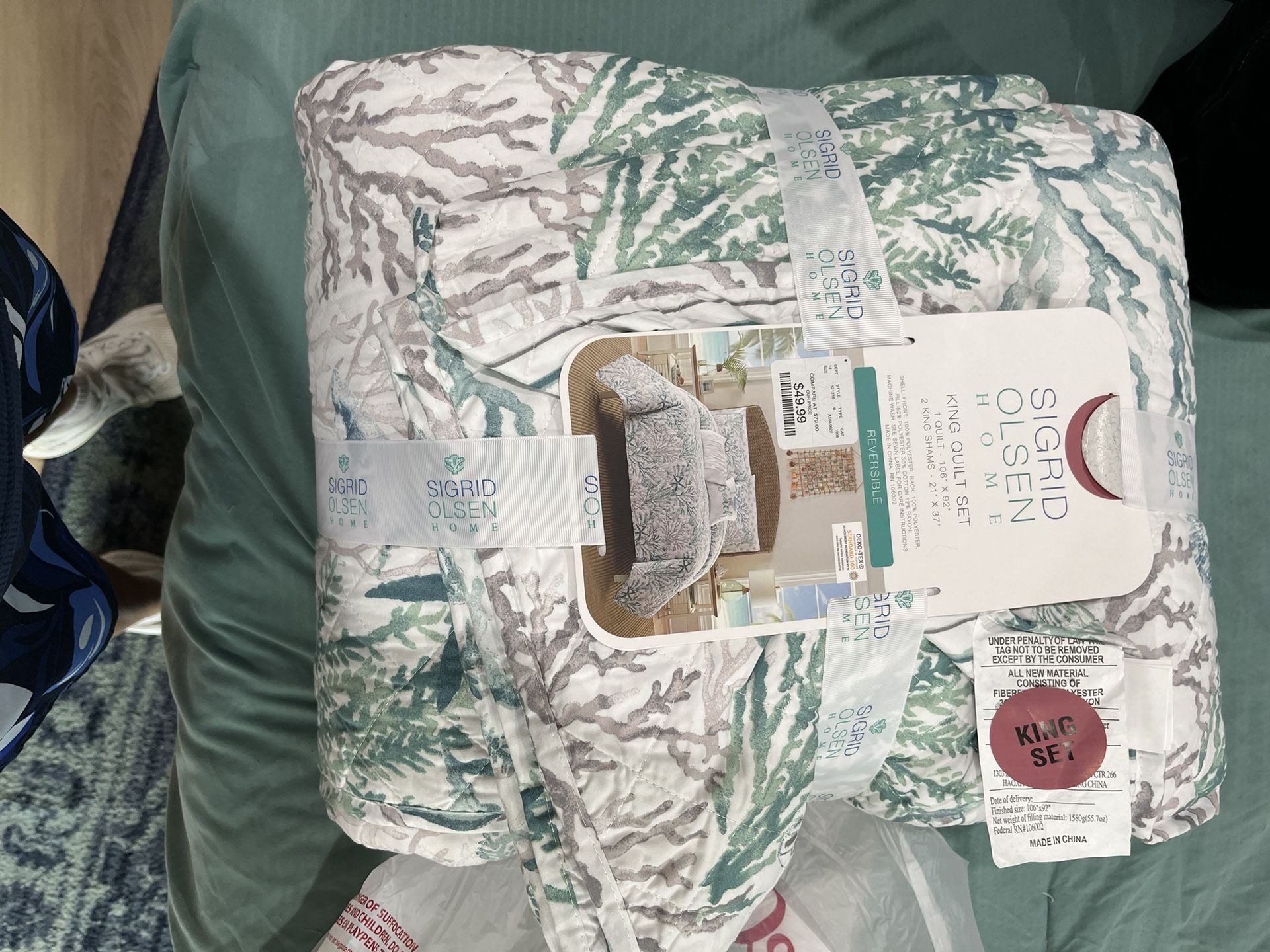 Bedspread And Art Work