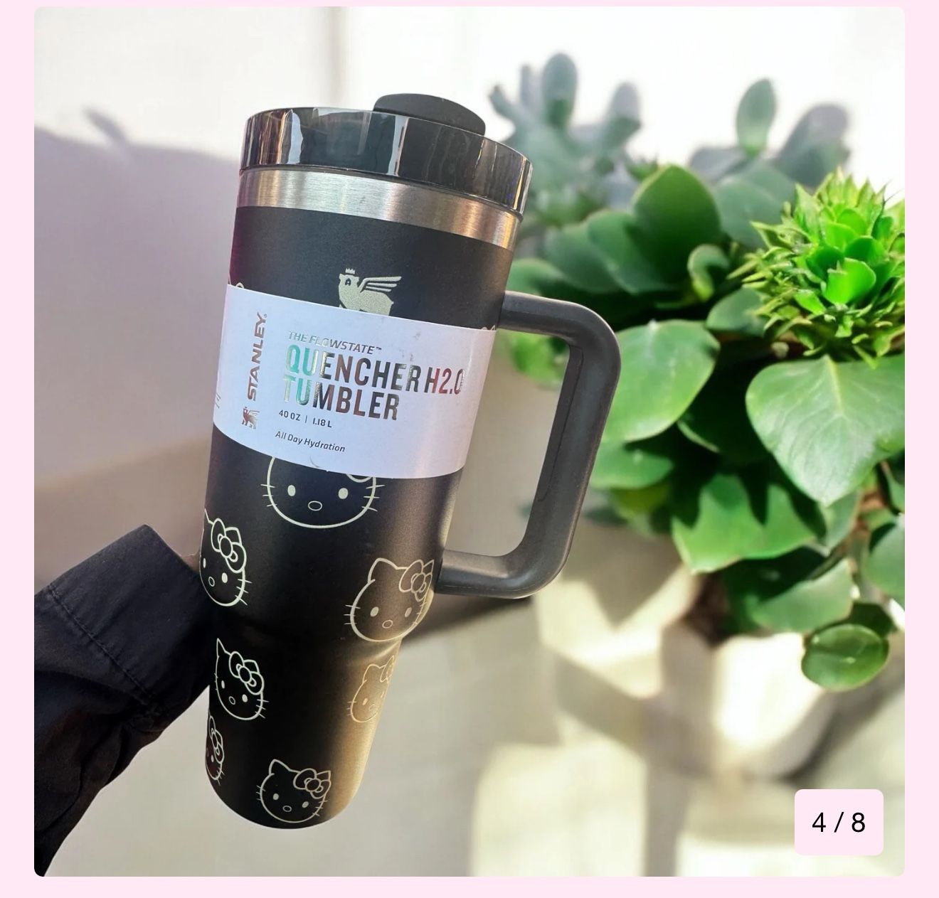 Hello Kitty Black Gold Stanley 