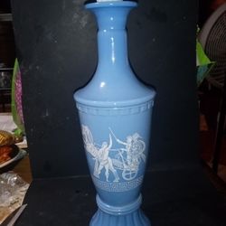 1961 Blue Milk Glass Jim Beam Decanters