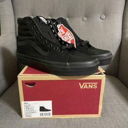 Vans Sk8-Hi Black High Top Shoes US Women 7