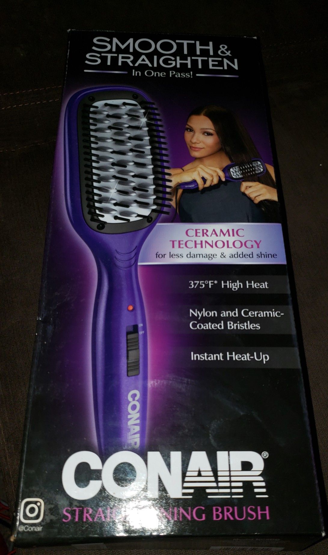 NEW CONAIR CERAMIC HAIR SMOOTH AND STRAIGHTENER