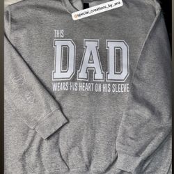 Personalized Dad Sweater with kids names on sleeve 🎁👨🏻
