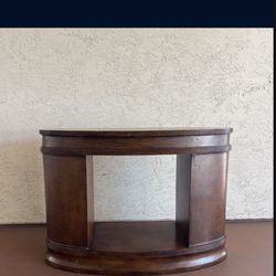 One Heavy Solid Wood Oval Dining Table Base