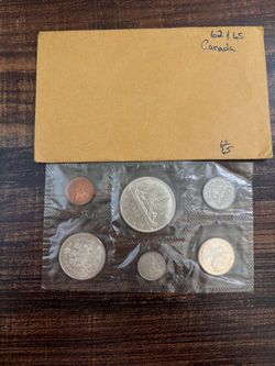 1962 Canada 🇨🇦 $1 Silver Proof Set