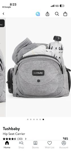 Tushbaby Hip Carrier - Gray