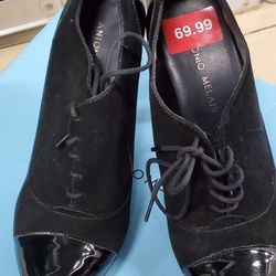 Antonio Melani New Black Patent Leather Heels - 6M