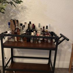 Mid-Century Modern Bar Cart
