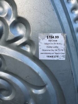 Hobby Lobby Metal Wall Decor Panel