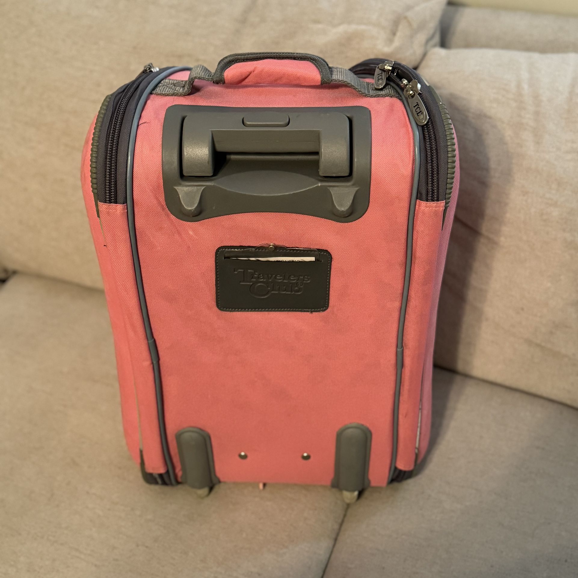 4 Piece Suitcase Set - Hot Pink