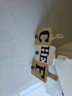 CHEF Wooden  Wall Sign