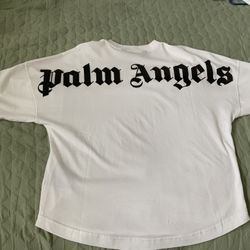 White and Black Palm angles shirt