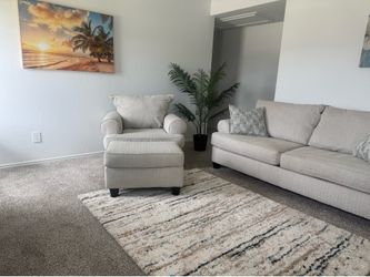 Beige Living Room Set  Juego de Sala Crema