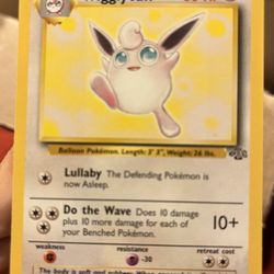 Vintage Wigglytuff 32/64 Pokemon Jungle 