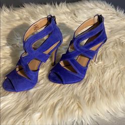 Suede Heeled Sandals 