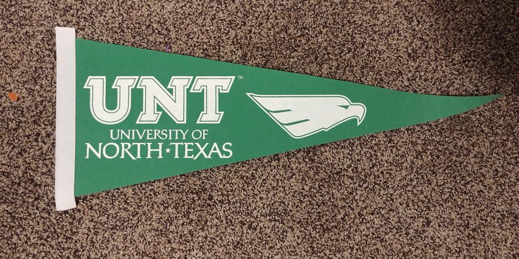 University North Texas Meen Green Pennant