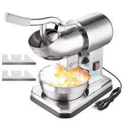 Medium Electric Ice Shaver Machine Snow Cone Maker Great for Home, Restaurants, Bars, Cafes, Food Vendors, Cold Flavor Mix Drinks Icee Halo-Halo