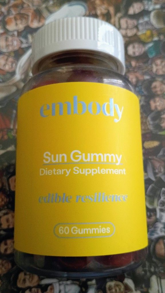 Embody Sun Gummy Orange Pineapple 60 ct