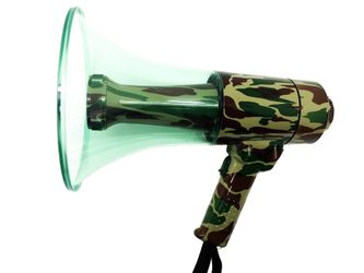 Megaphone Loudspeaker Splash-proof and Light Function 20 W