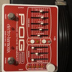 Electro-Harmonix POG2 polyphonic octave generator pedal
