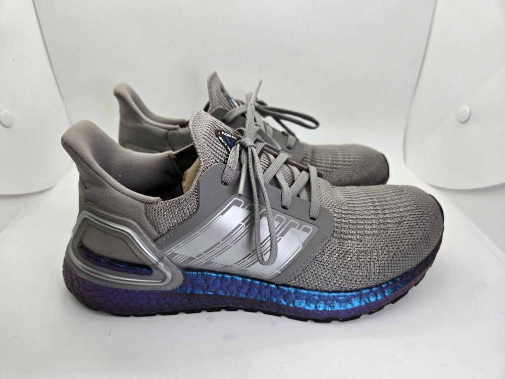 adidas Ultraboost 20 x ISS US National Lab Shoes Men's 5.5 Grey Running Sneakers
