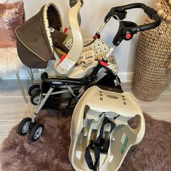 Graco Car Seat & Base & Stroller 