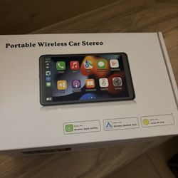 Brand new Portable Carplay Screen for Car, 7" Wireless Carplay 